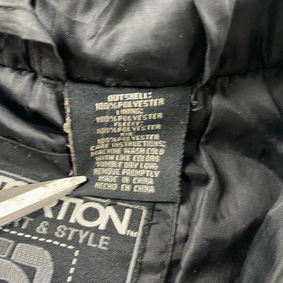 Distortion Comfort & Style Full Zip Hooded Jacket Hoodie Men's Medium - Picture 5 of 9